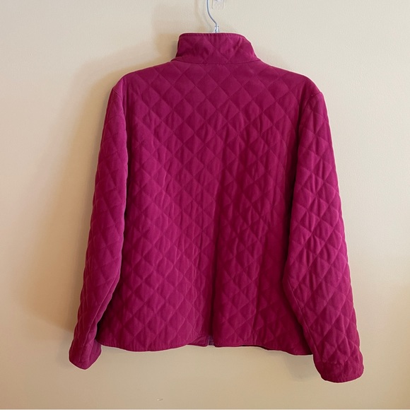 NTCO Nomadic Traders Quilt Print Jacket Size XLarge Fushia - Picture 4 of 10